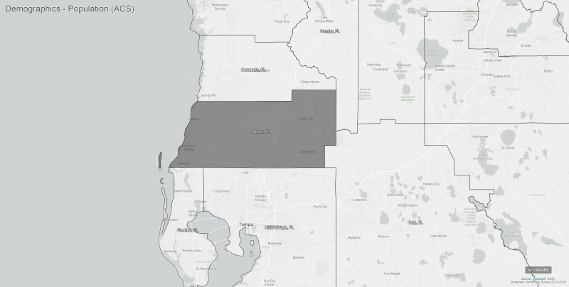Pasco business diversity map.